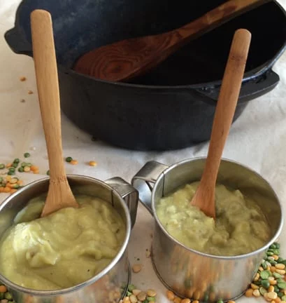 Eat like a voyageur — pea soup (Yum?)
